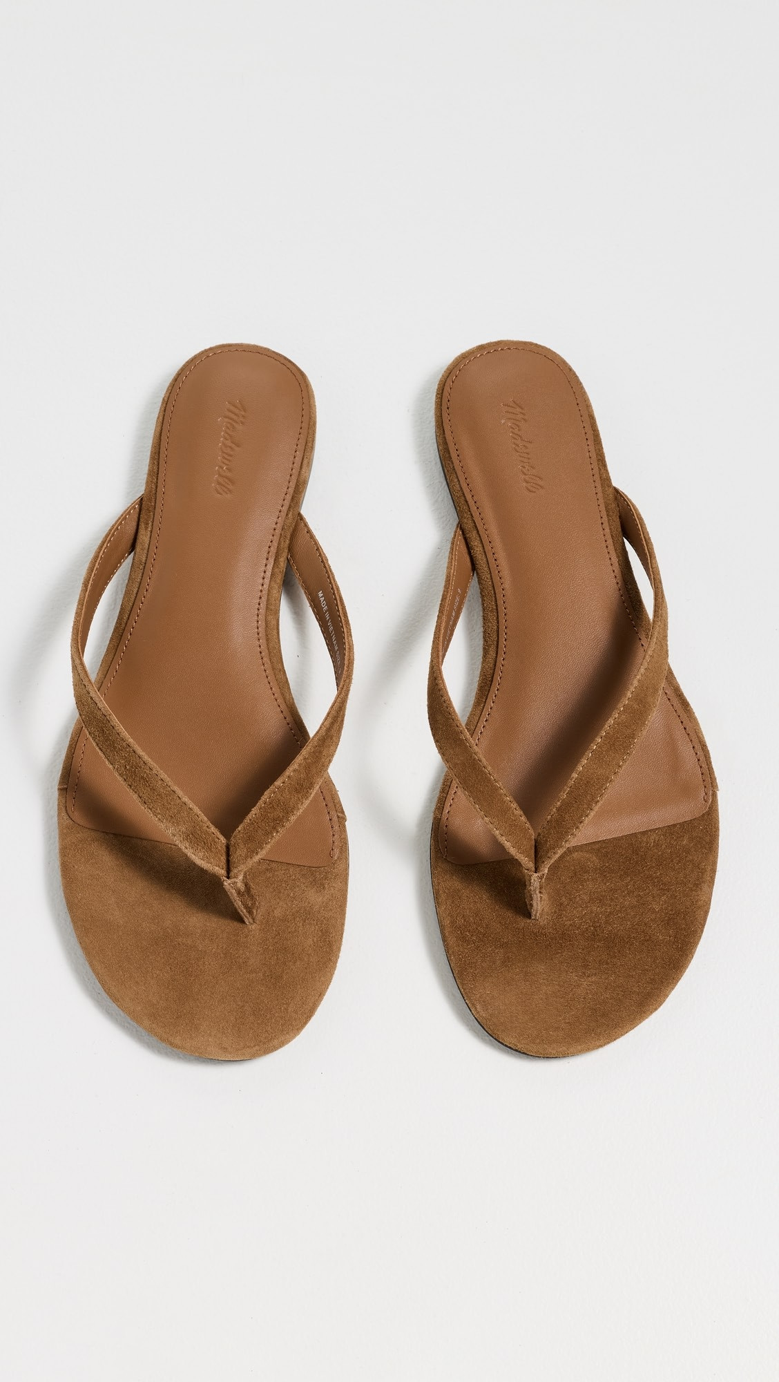 Madewell The Iggy Thong Sandal in Suede | Shopbop | Shopbop