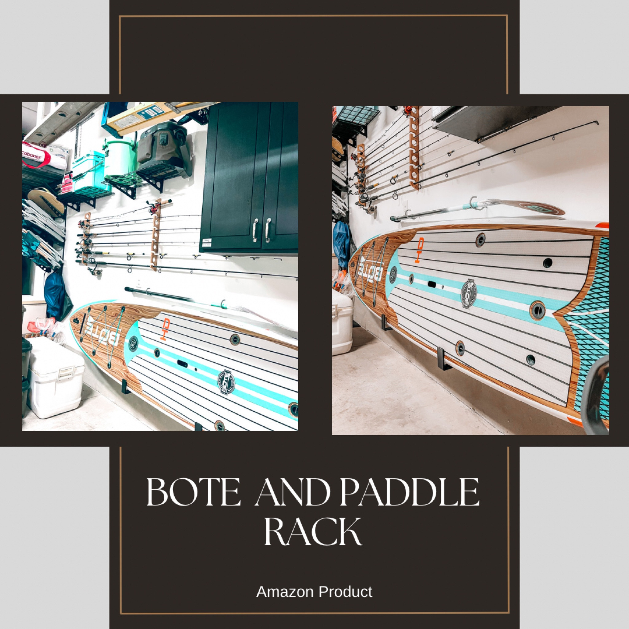 Wall rack for your paddle and board!

#LTKhome #LTKfit #LTKstyletip