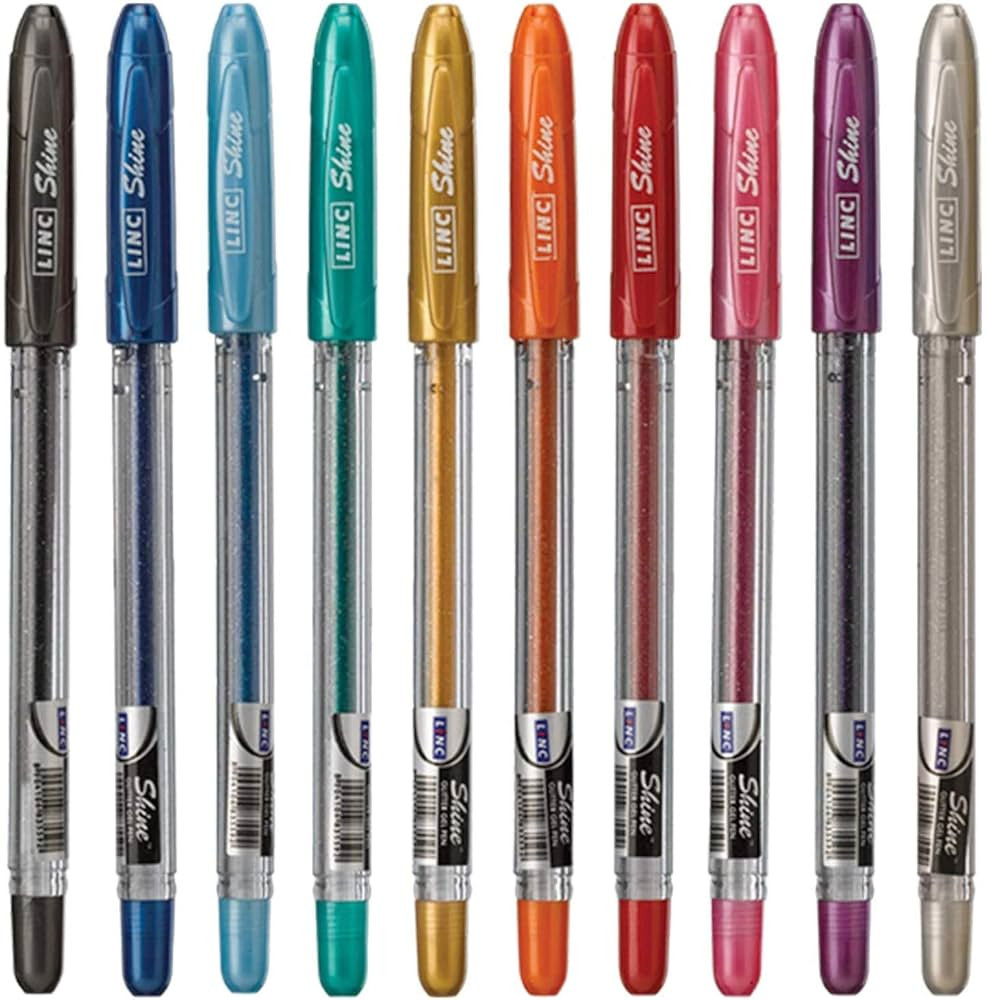 Shine glitter gel pen 10 pk - Assorted | Amazon (US)