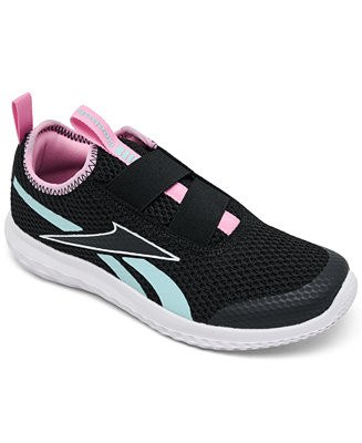 Reebok Little Girls Rush Runner Slip-On Casual Sneakers from Finish Line - Macy's | Macy's
