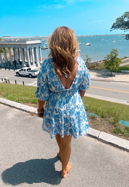 This gorgeous blue toile dress is just as pretty from the back!
Wedding guest, sun dress, MISA Los Angeles 

#LTKstyletip #LTKSeasonal #LTKFind