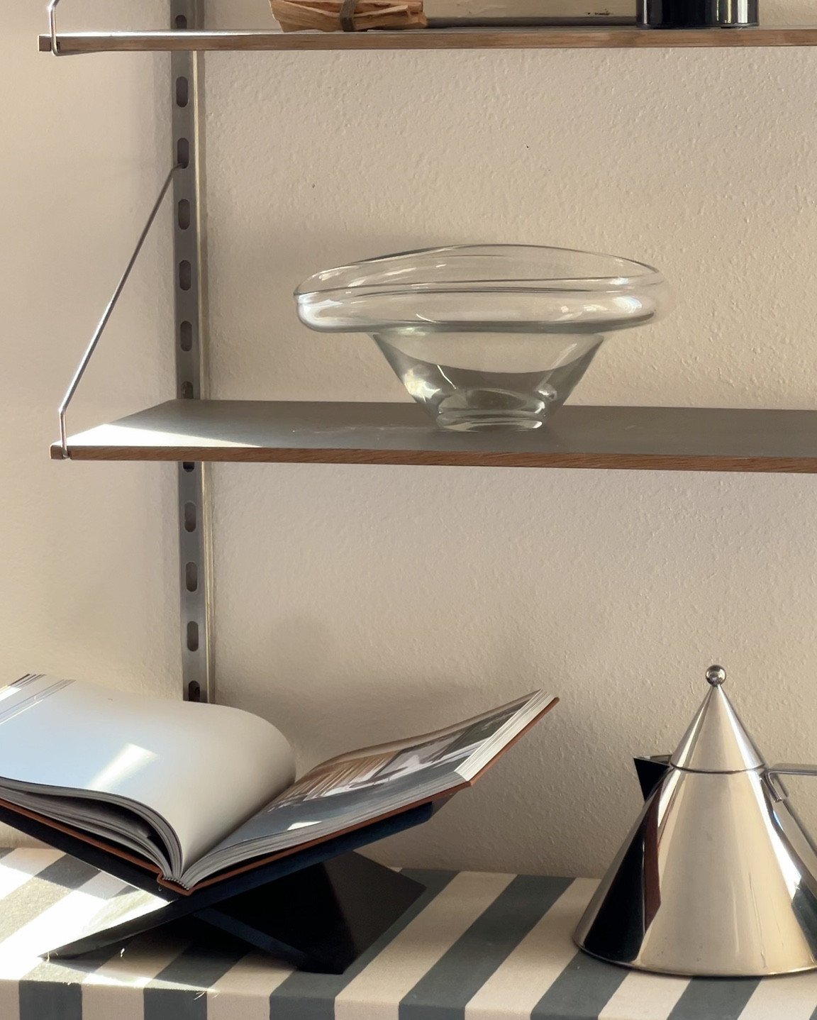 my new bowl styled on open shelving, I love the shape! 

#LTKGiftGuide #LTKStyleTip #LTKHome