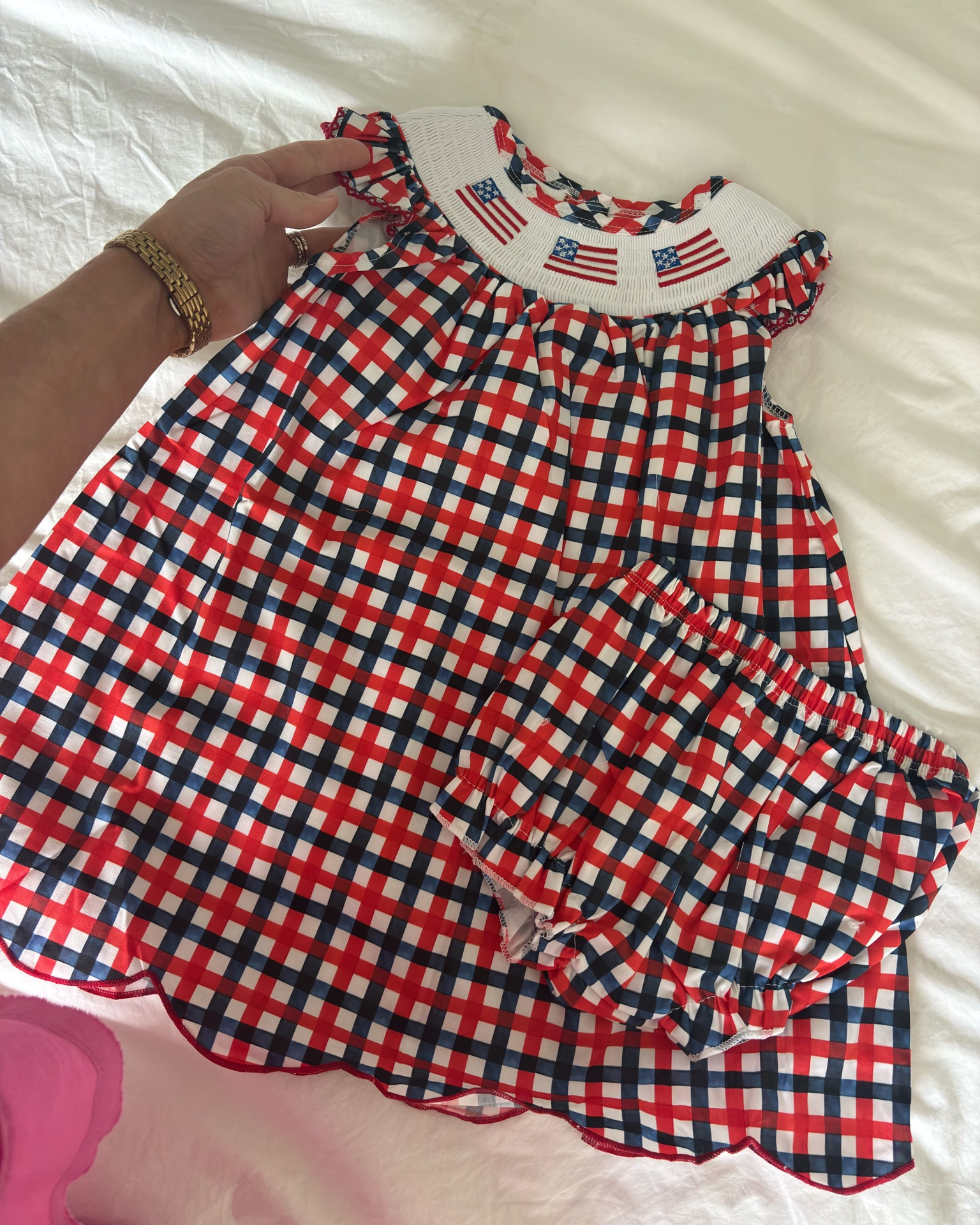 @Mebie Baby cute patriotic dresses