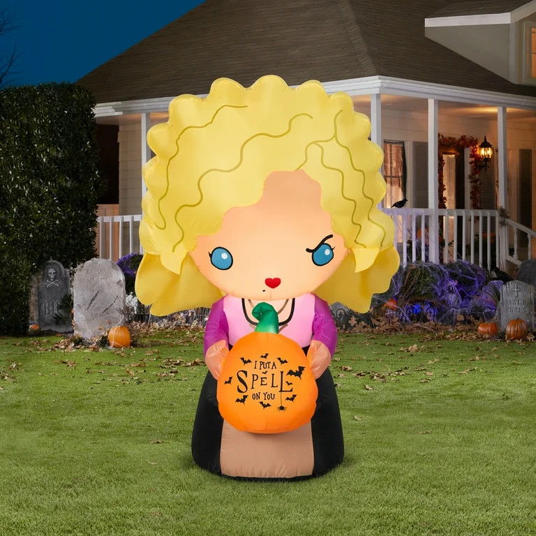 53 Inch Hocus Pocus Sara Sanderson for Halloween by Airblown Inflatables | Walmart (US)