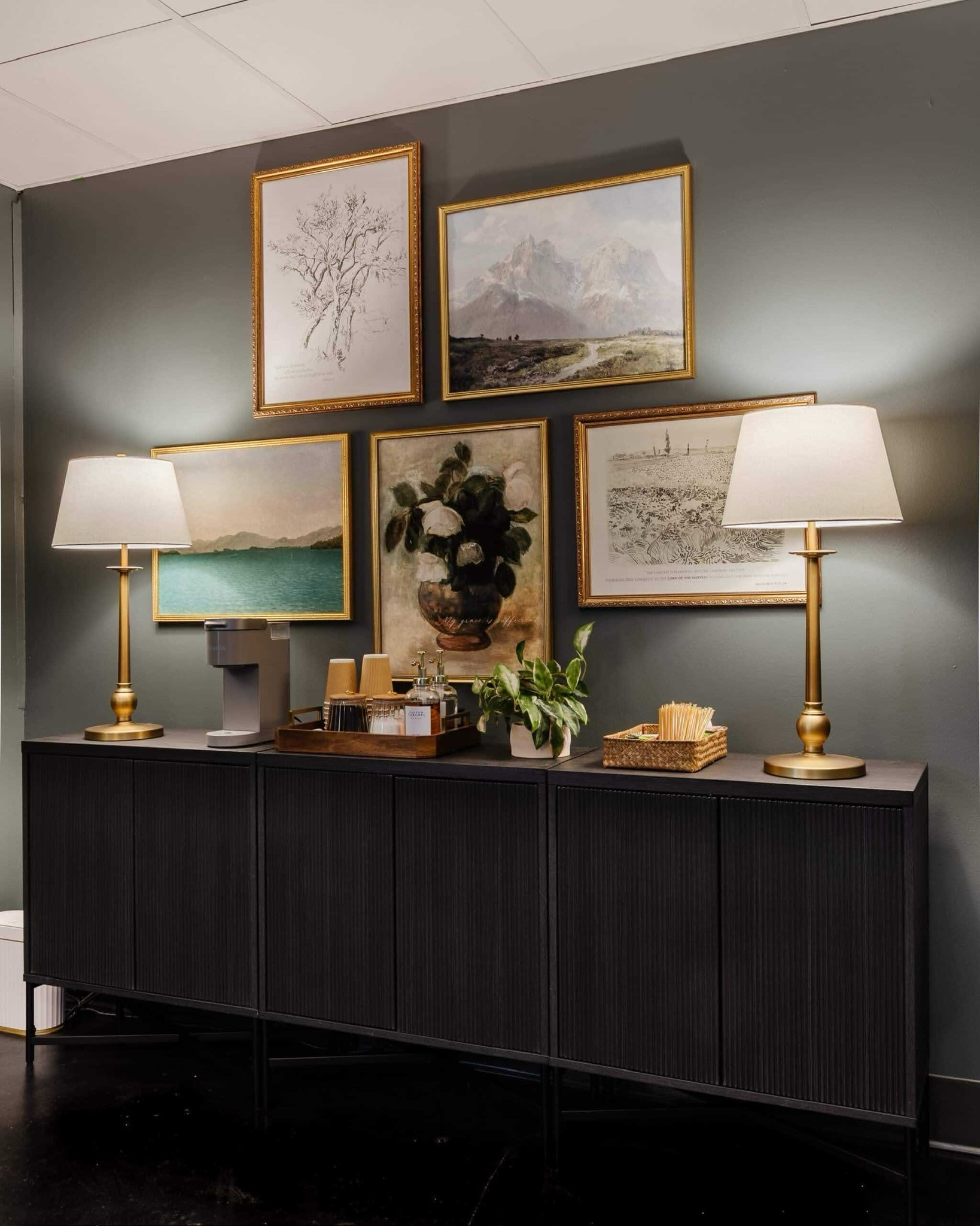 Amazon, Home Depot, and Etsy finds that helped create this affordable conference room space! We put three cabinets together to make an extra long buffet for the coffee station! 





#LTKHome