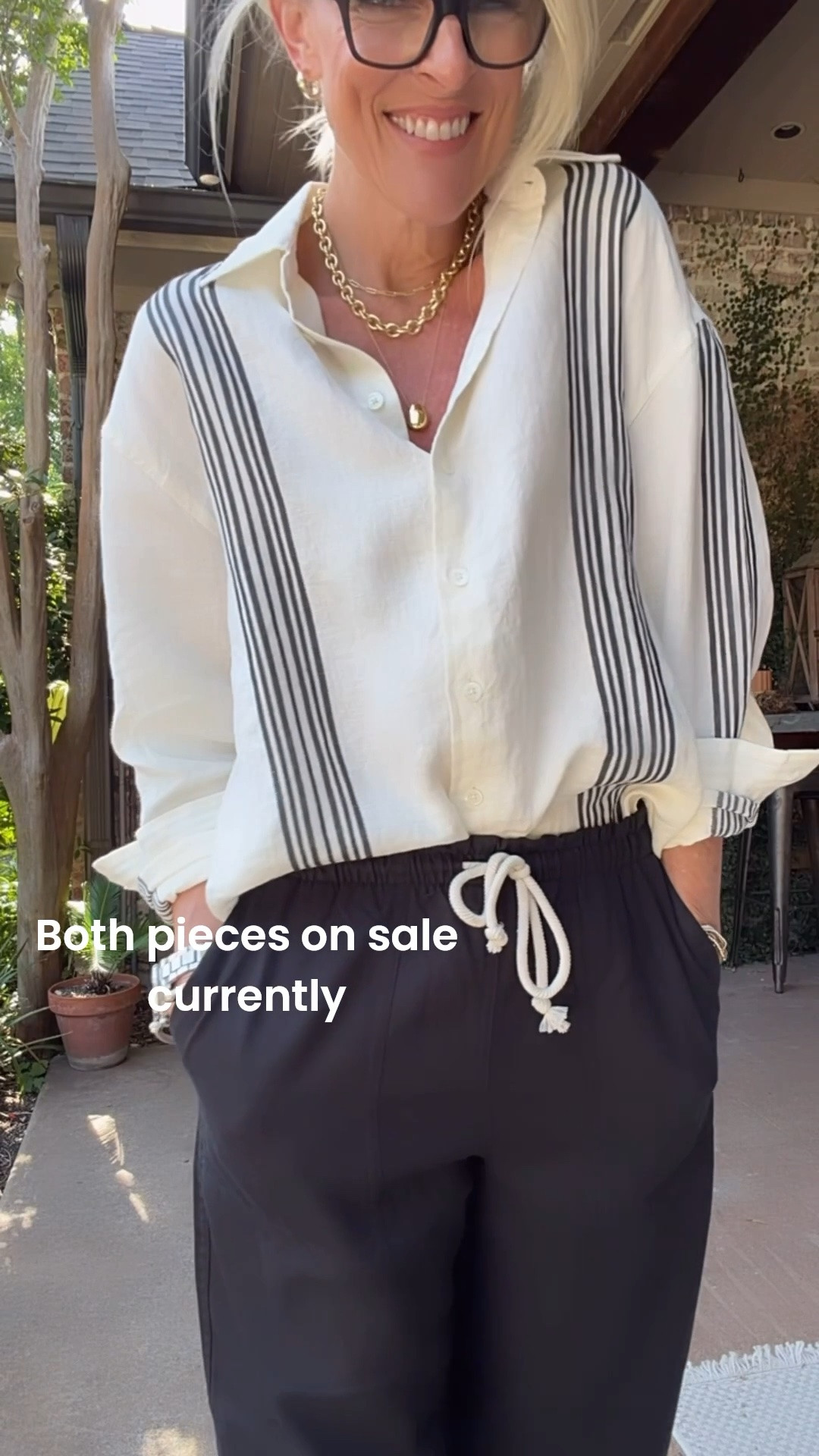 Yay for sales! 
Both pieces are on sale currently.
Pants – wearing Small currently 32% off 
Linen top - wearing medium, currently 28% off 

Great Travel resortwear ￼
@Madewell ￼￼

#LTKSaleAlert #LTKOver40 #LTKTravel