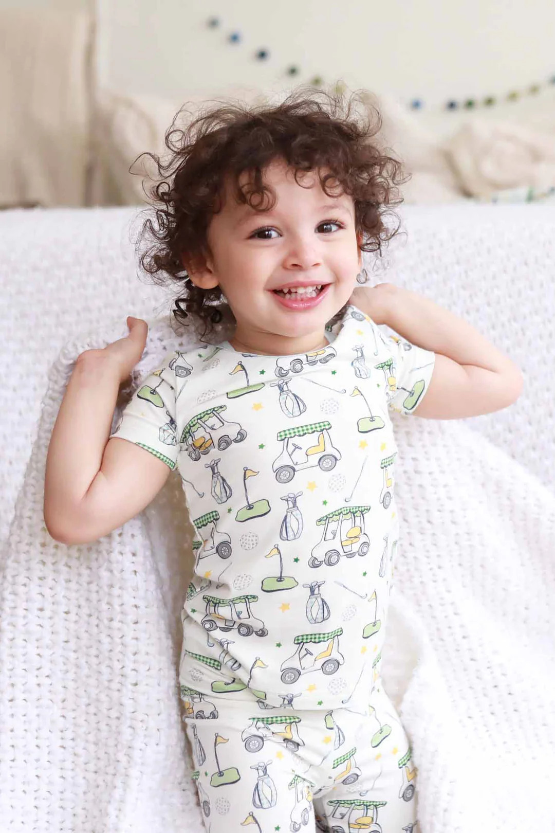 Country Club Cuties Two Piece Pajama Set | Blue* | Caden Lane