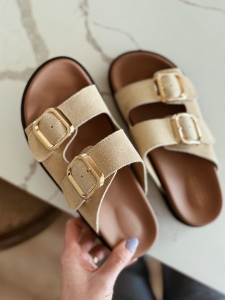 Just got these Amazon sandals in the mail! So cute and comfy! Fit TTS. Only $50!

#LTKSeasonal #LTKfindsunder50 #LTKshoecrush