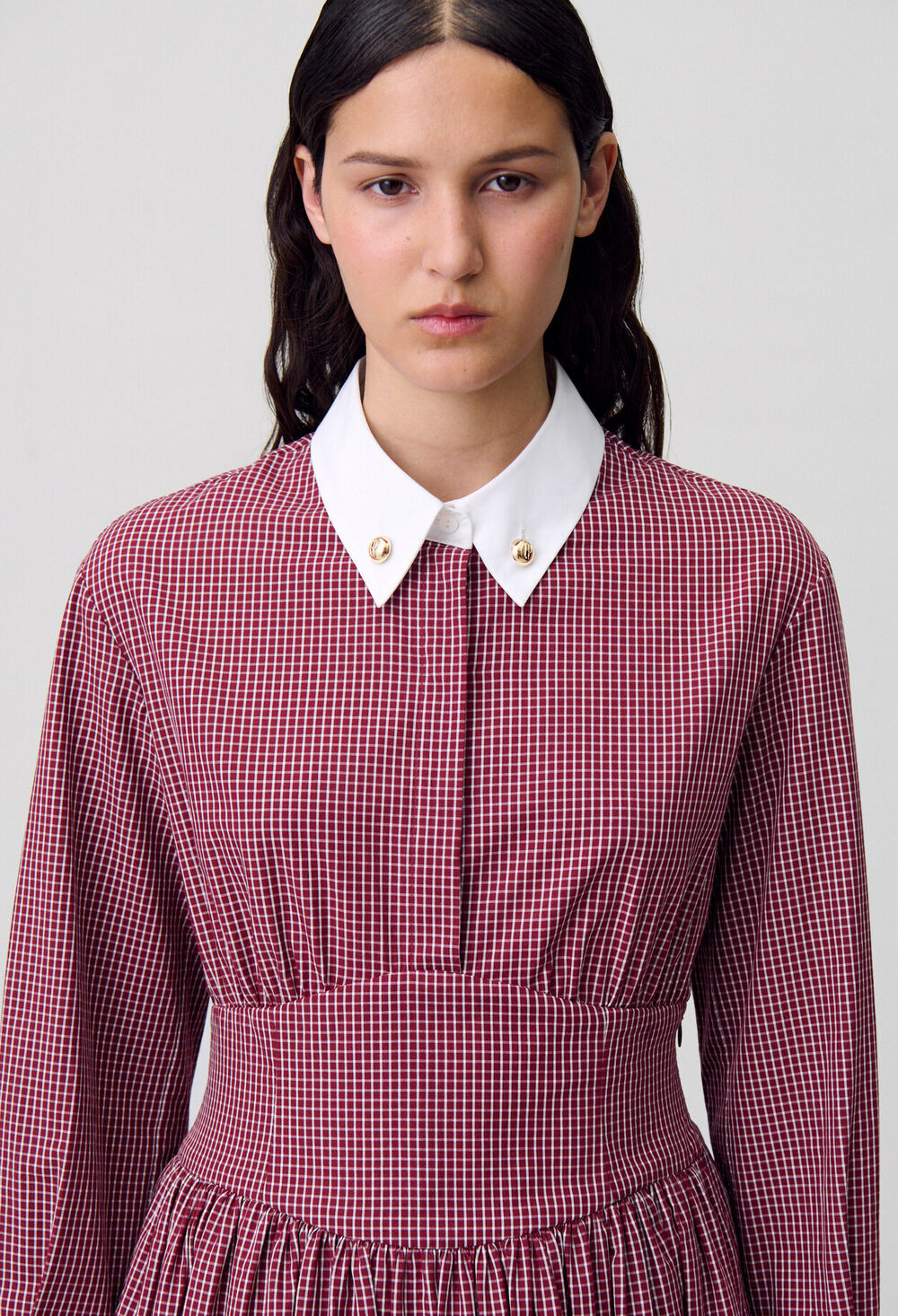 Kurzes Kleid mit Karomuster | Claudie DE | Claudie Pierlot (FR, DE, ES, UK)