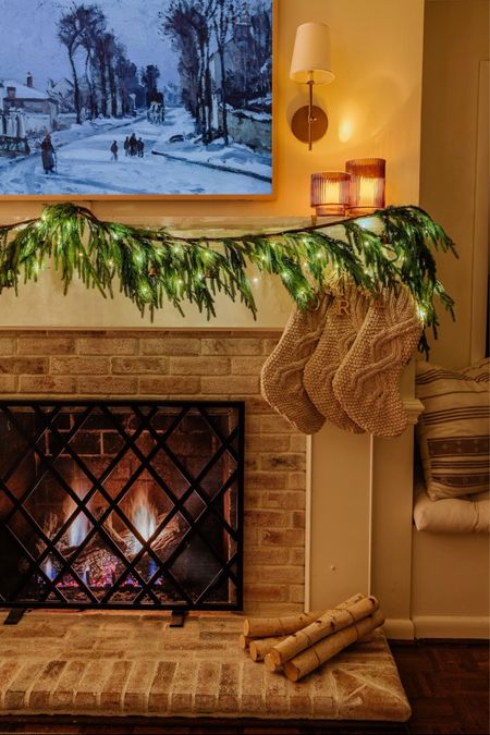 Our home last year! 

#betterhome&gardens #stocking #christmasdecor #afloral #garland #fireplacemantle 

#LTKhome #LTKSeasonal #LTKHoliday