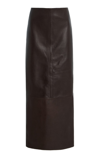 Exclusive Leather Maxi Column Skirt | Moda Operandi (Global)