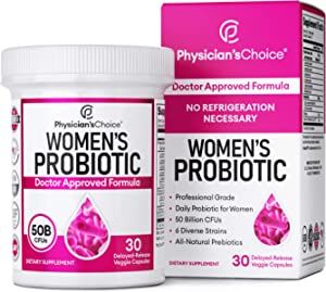 Probiotics for Women with Organic Prebiotics - 50 Billion CFU, D-Mannose & Cranberry Extract for ... | Amazon (US)