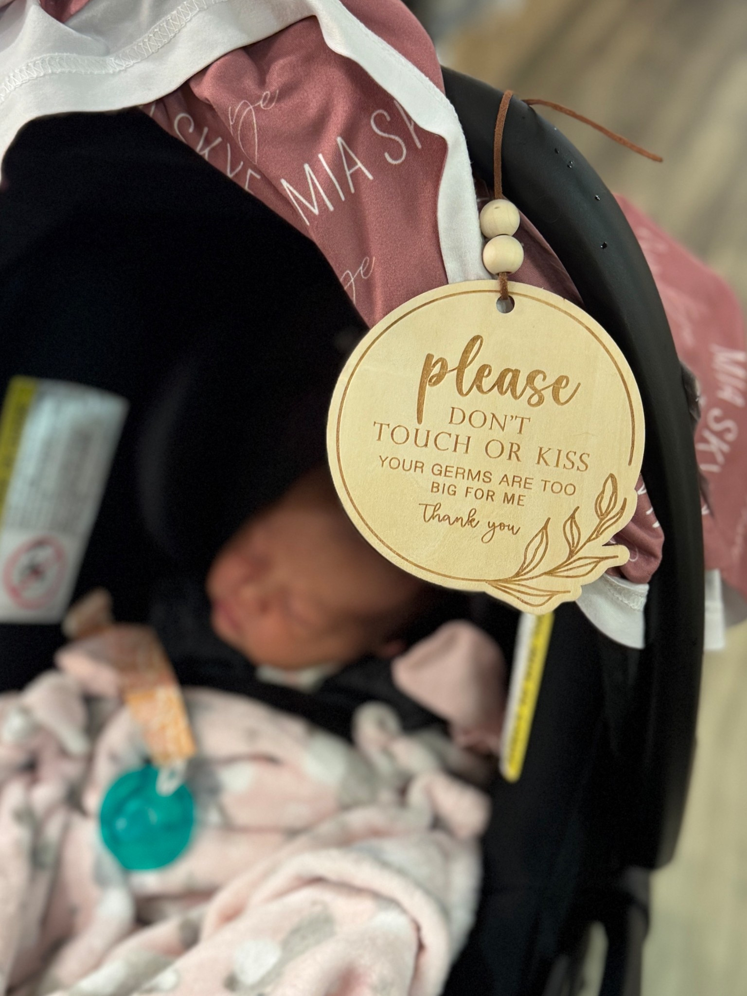 Please don’t touch or kiss the baby stroller and car seat sign 

#LTKKids #LTKBaby #LTKFamily