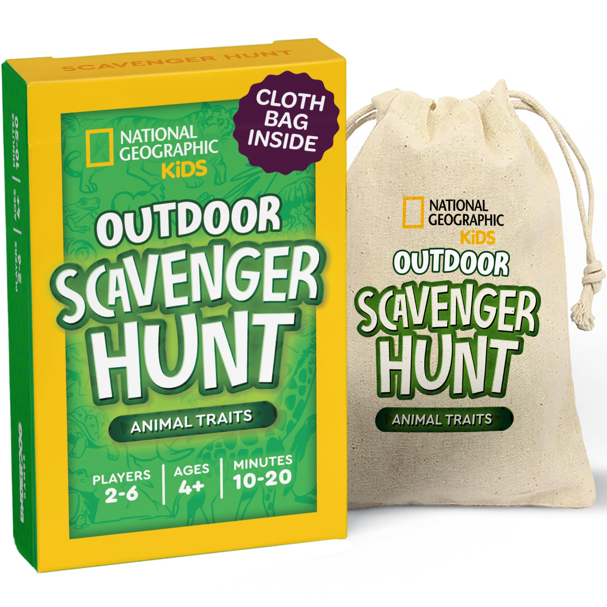 National Geographic - Outdoor Scavenger Hunt Card Game for Kids 4 & Up - Fun Summer & Outside Act... | Amazon (US)