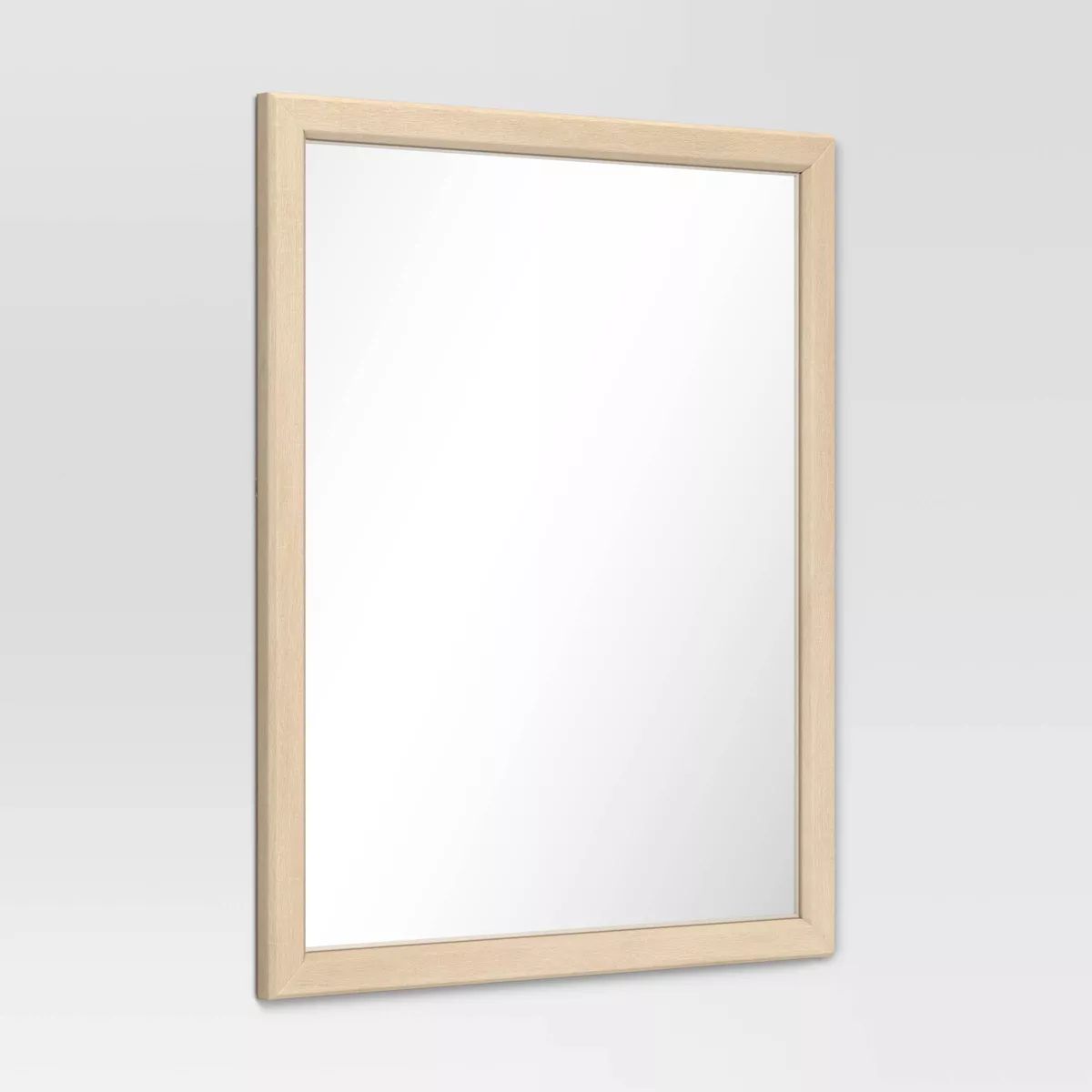 24" x 30" Framed Mirror Natural - Threshold™ | Target