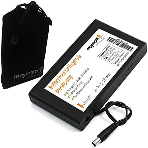 Maymom Battery Pack Holder for Hygeia Q Breast Pump with Microfiber Bag; | Amazon (US)