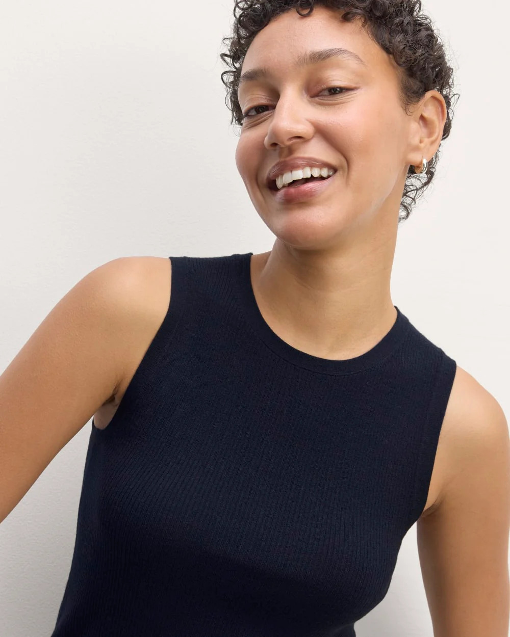 The Tank in Ultrasoft Merino | Navy | Everlane