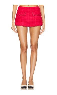 Lovers and Friends Alina Skort in Rose Red from Revolve.com | Revolve Clothing (Global)