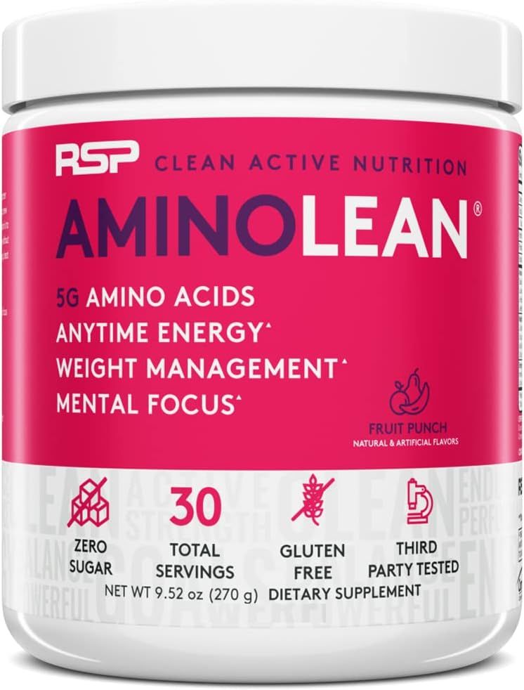 Amazon.com: AminoLean Pre Workout Powder, Amino Energy & Weight Management with BCAA Amino Acids ... | Amazon (US)