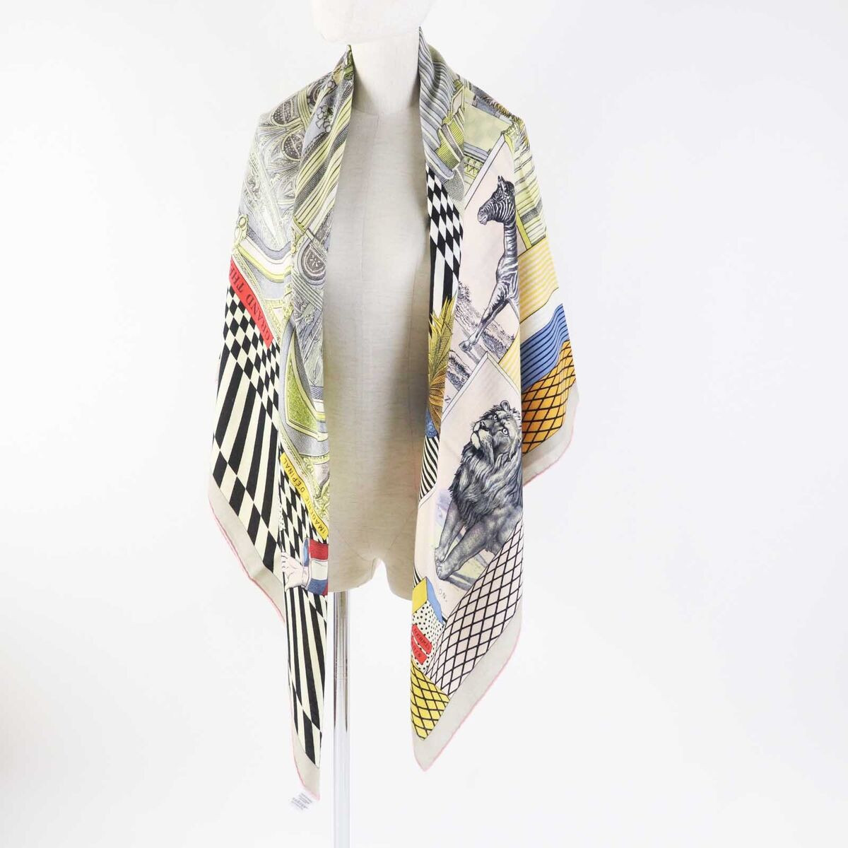 HERMES Carre 140 Grand Theatre Nouveau Cashmere Silk Chorus Stellarum Scarf 22AW  | eBay | eBay US