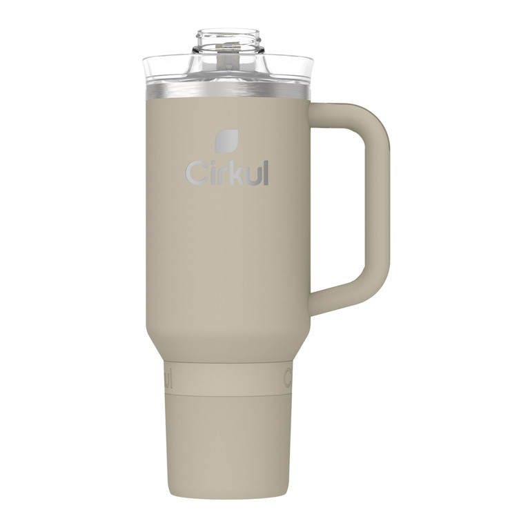 Cirkul 40oz All-Day StrawSip Double-Wall Insulated Stainless Steel Tumbler with Handle, Ranger (G... | Walmart (US)