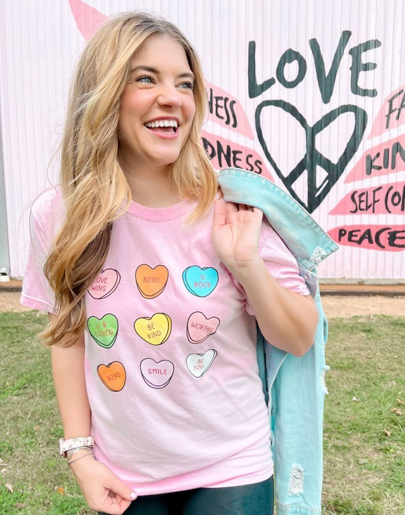 Conversations Hearts Tee | Callie Danielle