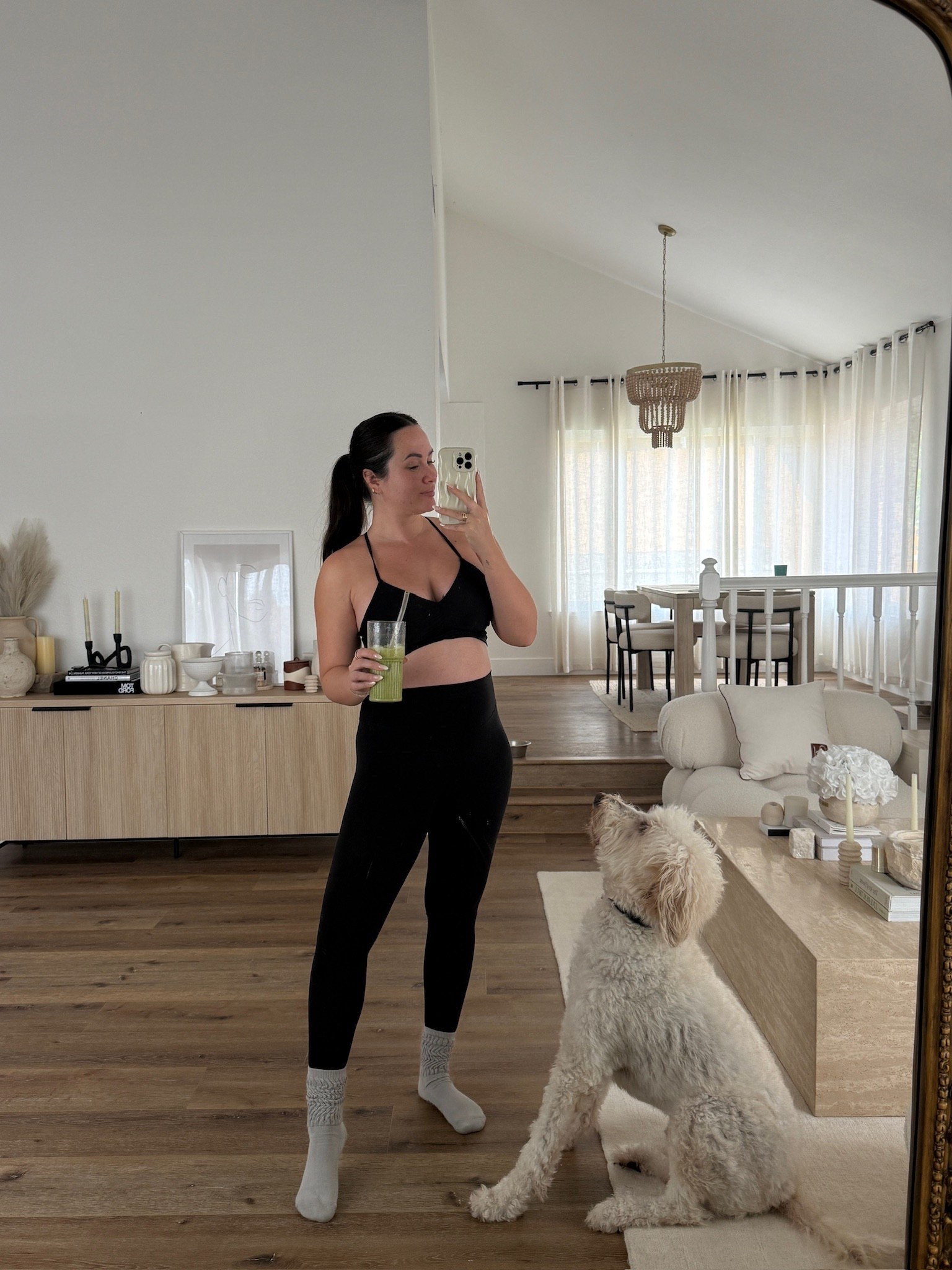 Favorite black workout set for Pilates to wear pregnant!

#LTKStyleTip #LTKActive #LTKBump