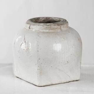 Zentique Stoneware Semi-glazed Large Decorative Vase 4982L A25A | The Home Depot
