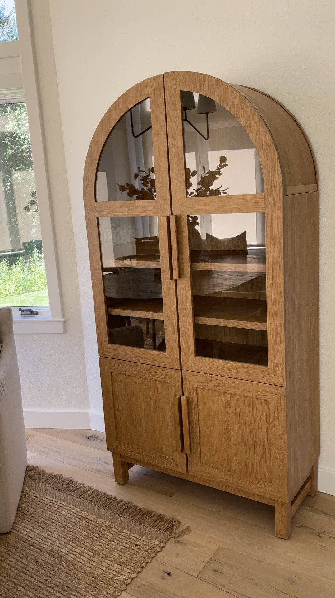 HOME \ new Walmart cabinet in honey! Only $398🙌🏻

Dining room
Nook
Decor 

#LTKHome #LTKVideo