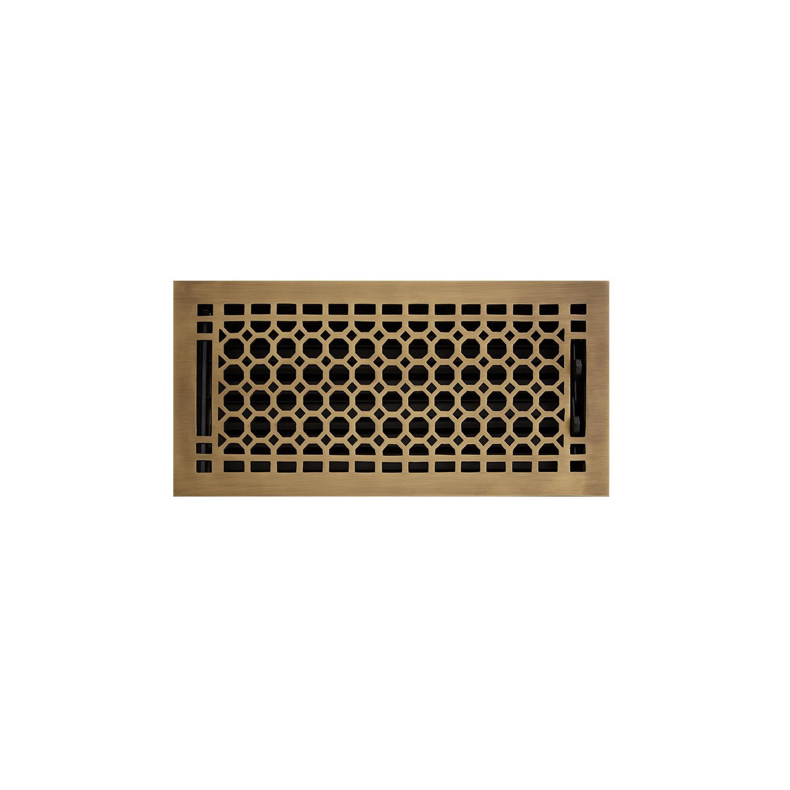 Honeycomb Brass Floor Register | Wayfair North America