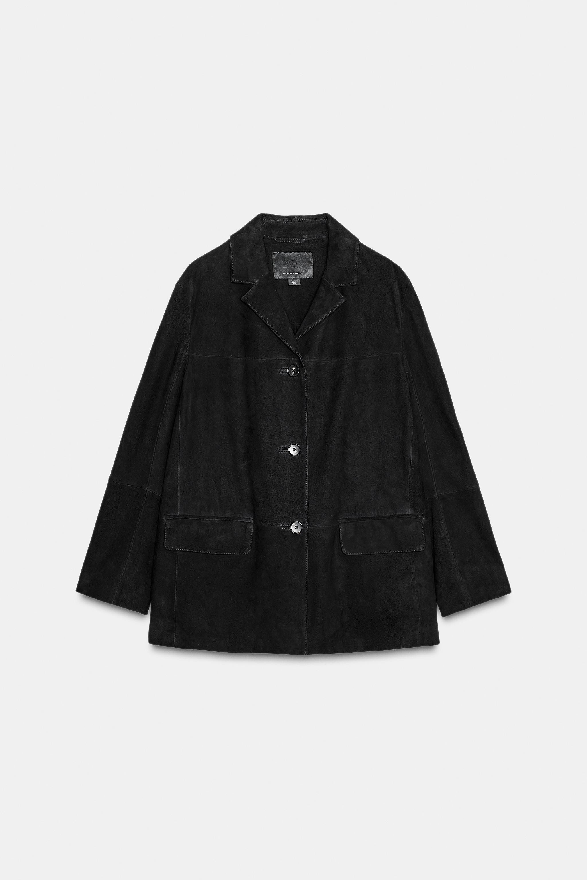 OVERSIZE-BLAZER AUS 100 % WILDLEDER ZW COLLECTION LIMITED EDITION299,00 EURinkl. MWSt./exkl. Vers... | Zara DE