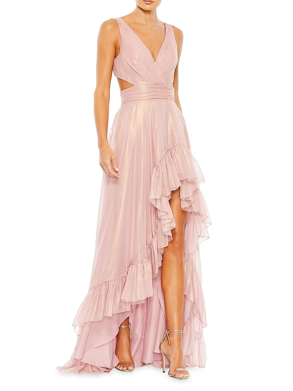 Ieena High-Low Ruffle Gown | Saks Fifth Avenue