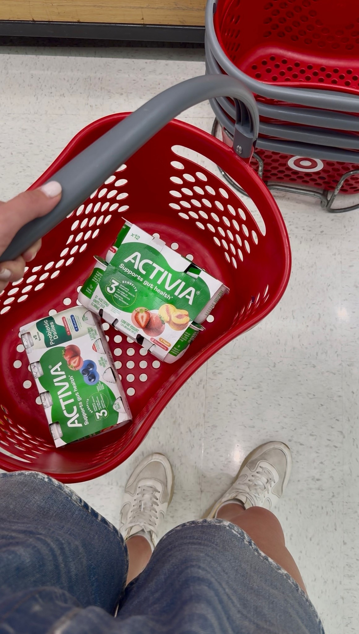 #ad What I eat in day with some extra gut health support from @activiaus 🍑🦠🍓  

These yogurts & drinkable Activia Dailies are such an easy & convenient way to get in BILLIONS of live & active probiotics! I snagged these @target - linked below on my @shop.ltk. PLUS, if you spend $15 on any Activia products @target, you’ll get a $5 gift card (running 8/25-10/12), so don’t miss out!

guthealthchallenge.activia.us.com

*Enjoying Activia twice a day for two weeks as part of a balanced diet and healthy lifestyle may help reduce the frequency of minor digestive discomfort, which includes gas, bloating, rumbling, and abdominal discomfort. 

xx #goodnesswithg #activia #guthealth #TargetPartner #Target #liketkit 
