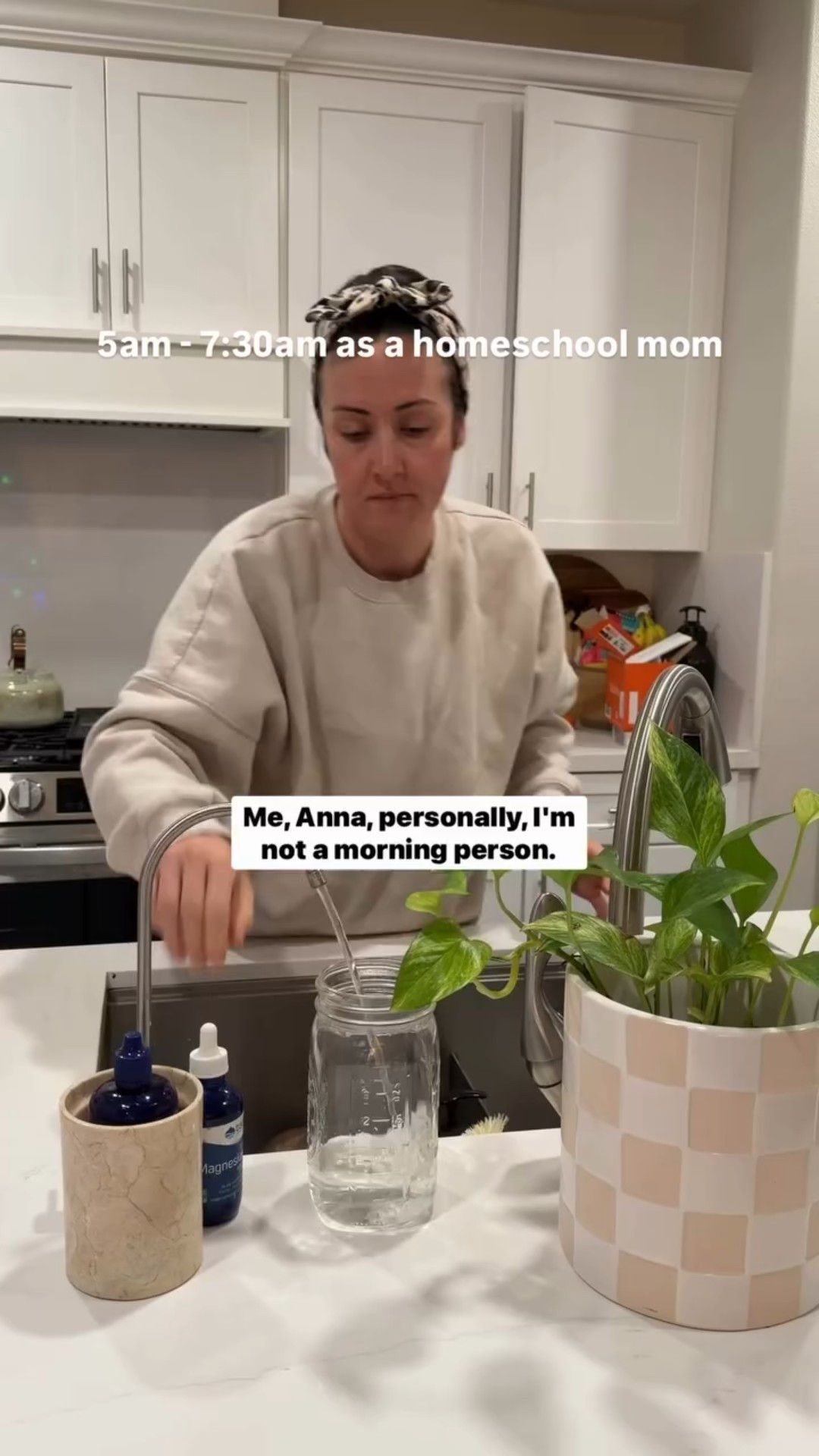 Still working on training our new “nothing starts until 7am” rule with the boys. You can be up — but we’re quiet together until 7. 🫠🤓 

#homeschoolroutine #sahmroutine #morningroutine