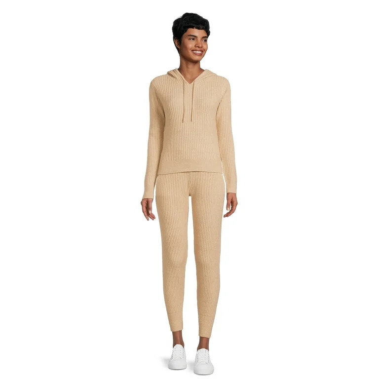 No Boundaries Juniors Hoodie and Joggers Sweater Set, 2-Piece, Sizes XS-3XL | Walmart (US)