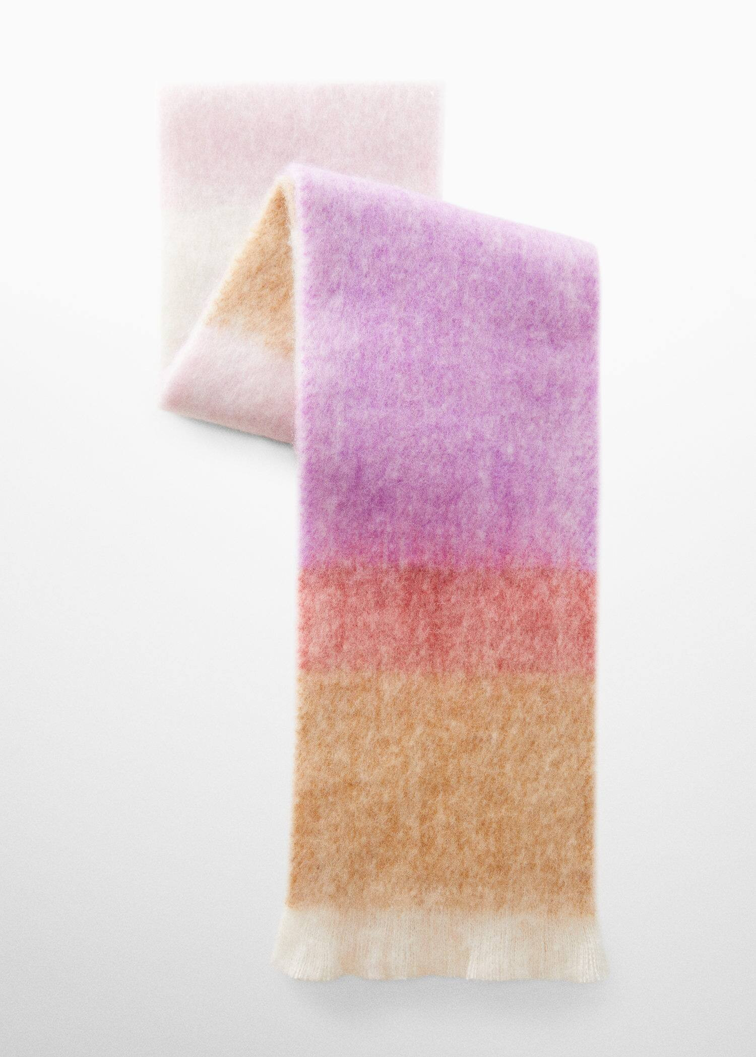 Écharpe en laine -  Femme | Mango France | MANGO (FR)