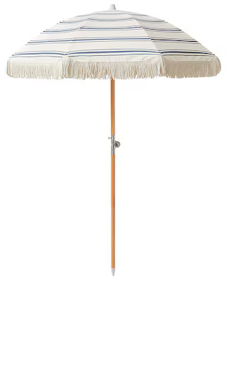 The Resort Luxe Beach Umbrella in Coastal Blue | Revolve Clothing (Global)