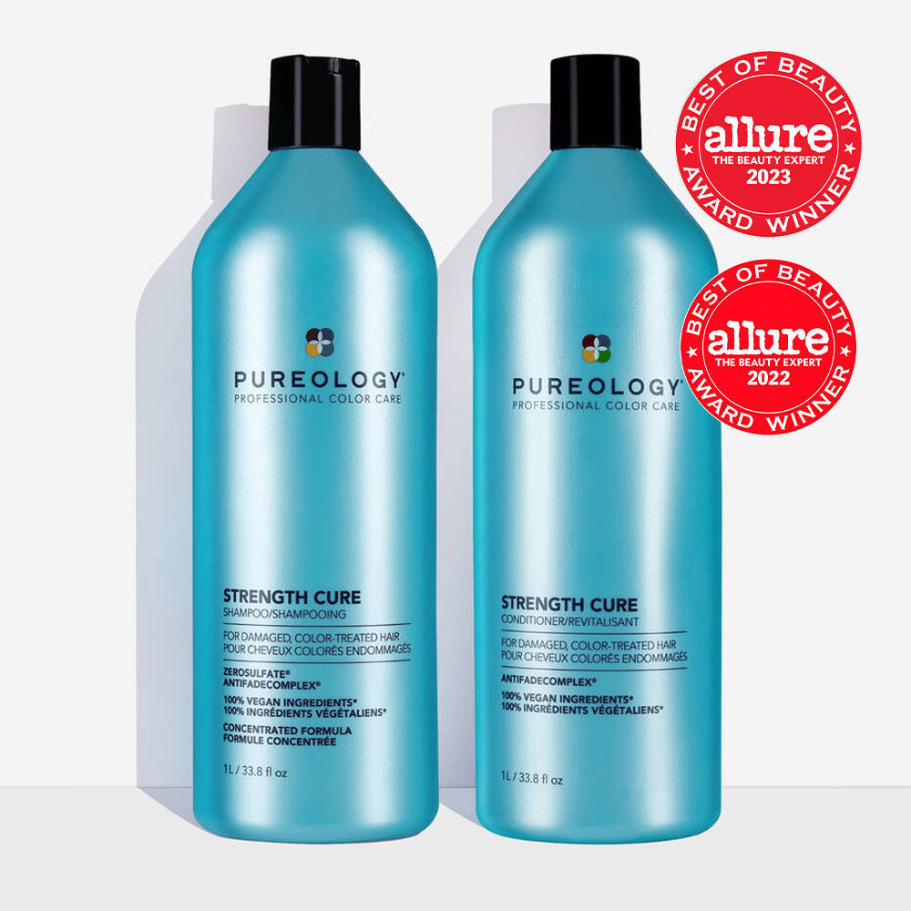 Strength Cure Shampoo & Conditioner Liter For Damaged Hair - Pureology | Pureology
