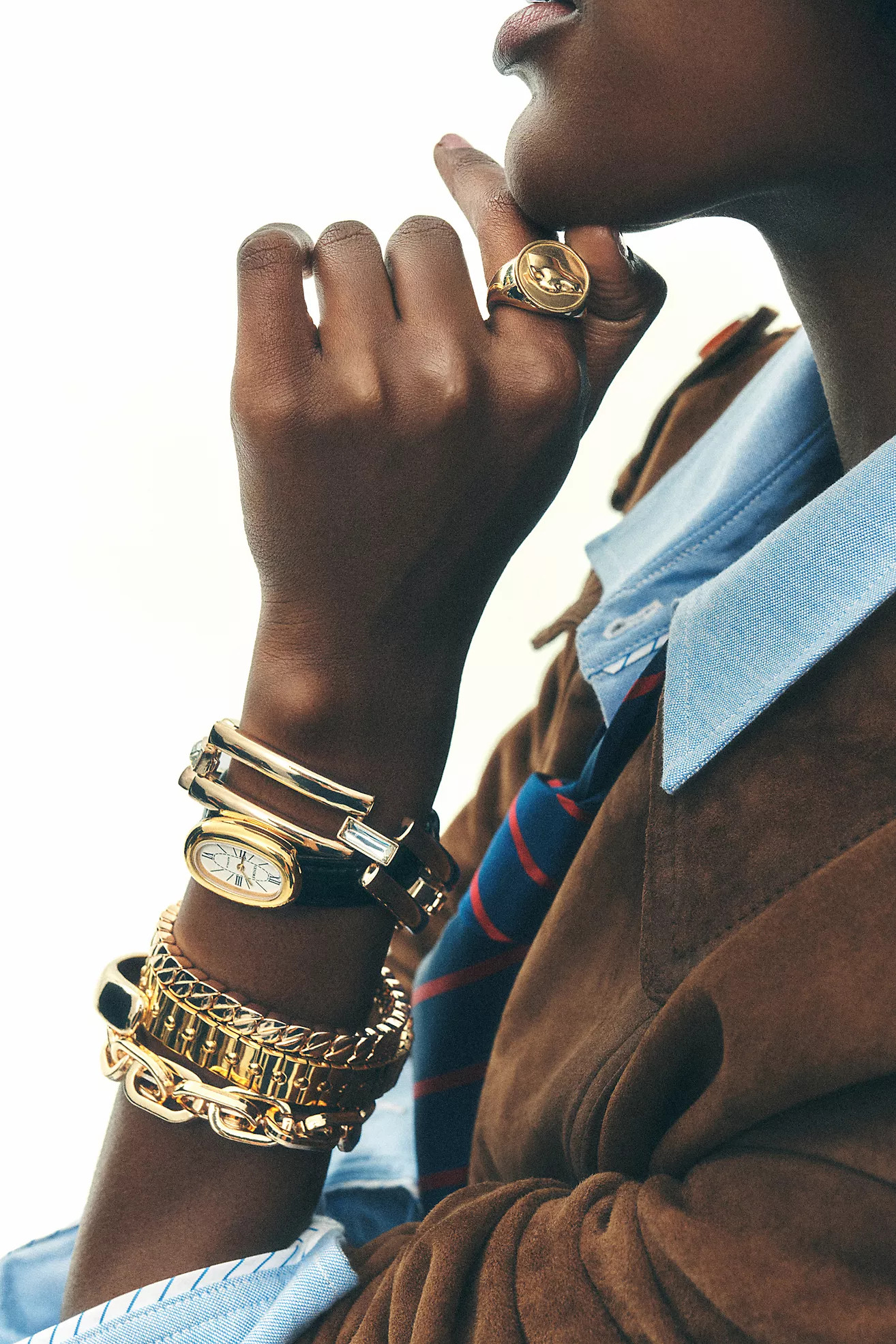 Wide Stretch Bracelet | Anthropologie (US)