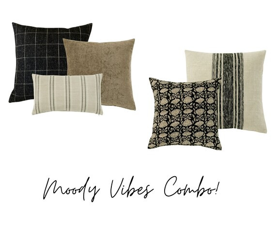 Lule and Co Curated Collection Harlow Moody Pillow Covers - Etsy | Etsy (US)