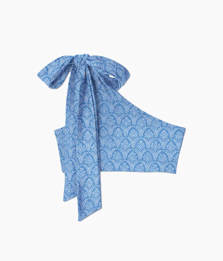 The Bow-Shoulder Ruched Sidestroke Bikini Top 
            | 
              
              
     ... | SummerSalt