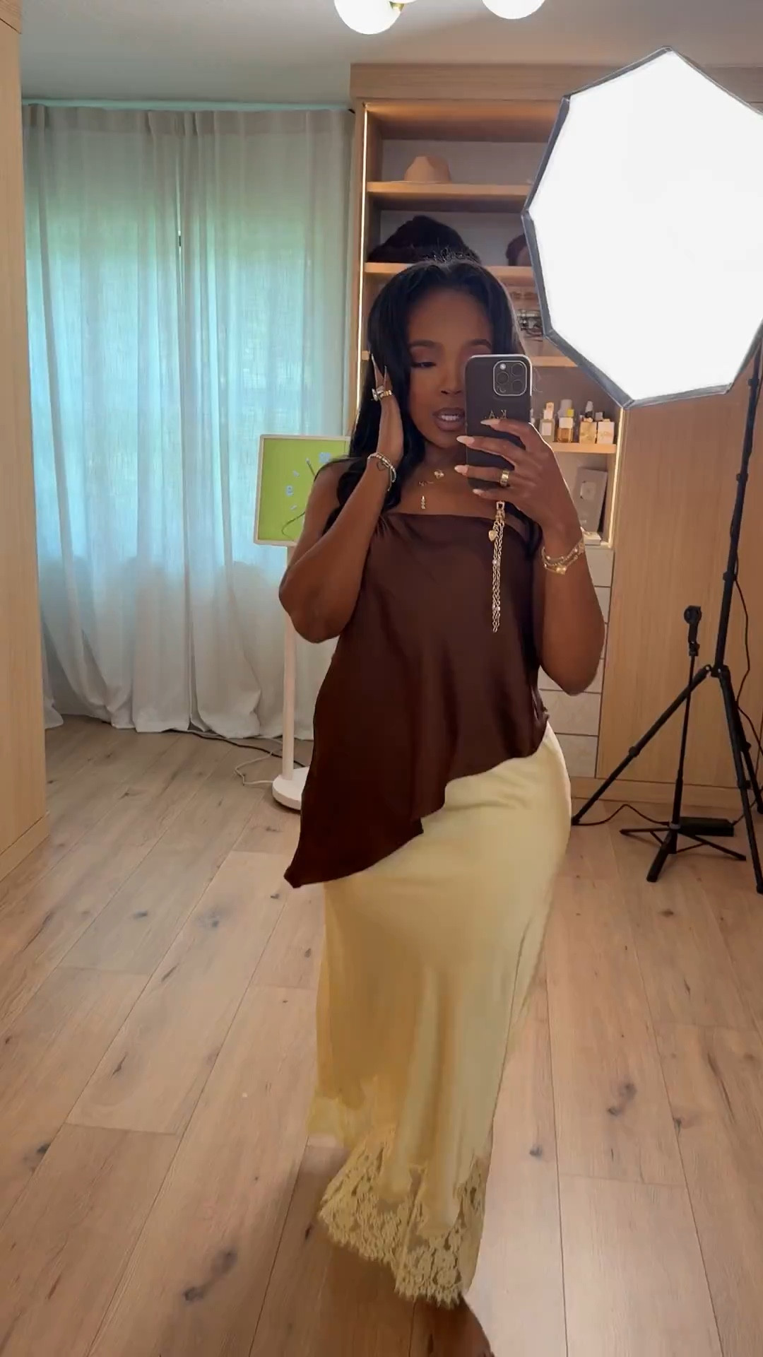 Scroll to shop this soft neutral look 🤎

A satin-inspired top paired with a flowy lace-trim skirt gives you that effortless feminine vibe—both pieces are easy to mix and match, making this a smart outfit where your cost per wear drops every time you restyle it.

Perfect for brunch, date nights, vacations, or elevated everyday looks.

📏 Measurements: 5’4”, 140 lbs, 34D bust, 27” waist, 40” hips

Follow me on Instagram and YouTube @kirasfashionfinds
 

#LTKootd #LTKPetite #LTKgrwm