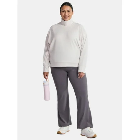 Avia Women s Plus SoftSculpt Flare Leggings 31 Inseam Sizes 1X-4X | Walmart (US)