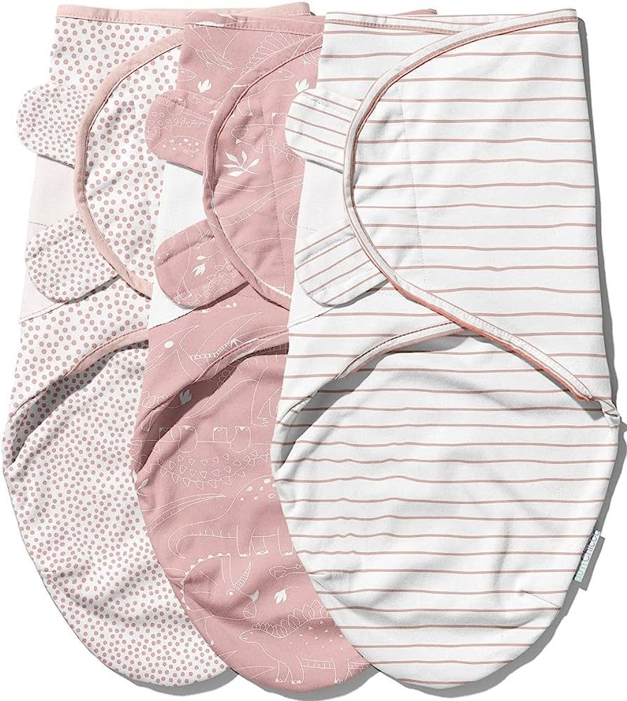 Bum Chicoo Newborn Baby Swaddle wrap – Pack of 3 Swaddle wrap Made of Pure Organic Cotton for 0... | Amazon (US)