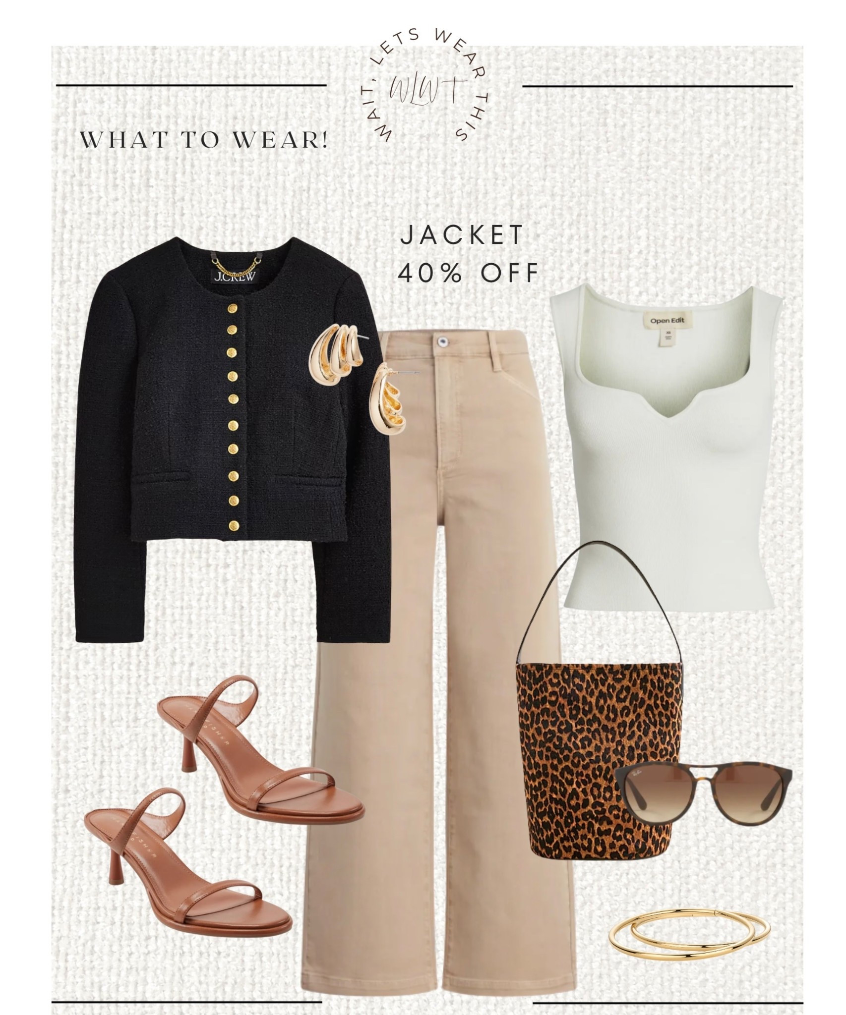 Tweed jacket 40% off! 3 colorways


#LTKOver40 #LTKSaleAlert #LTKStyleTip