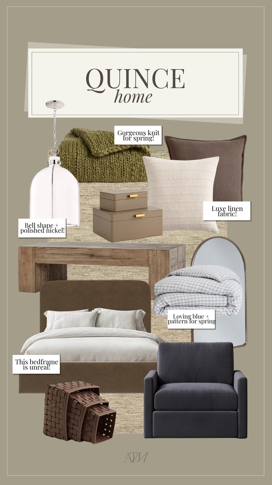 Quince Home favorites I’m loving!! I think I NEED the bed!! So many great finds! #QuincePartner @onequince 

#LTKHome