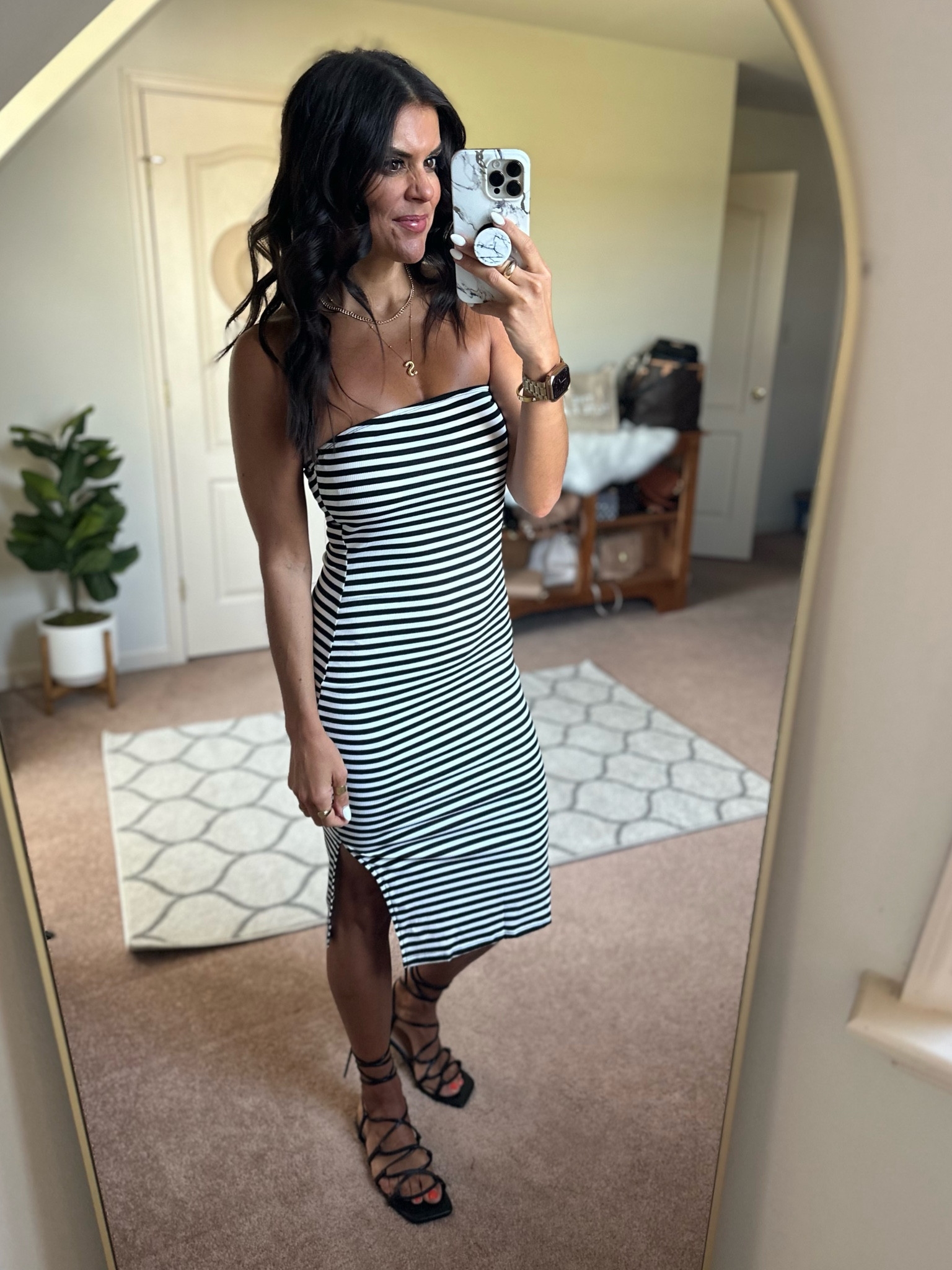 Size small in Amazon dress and bra 

#LTKSeasonal #LTKfindsunder100 #LTKstyletip