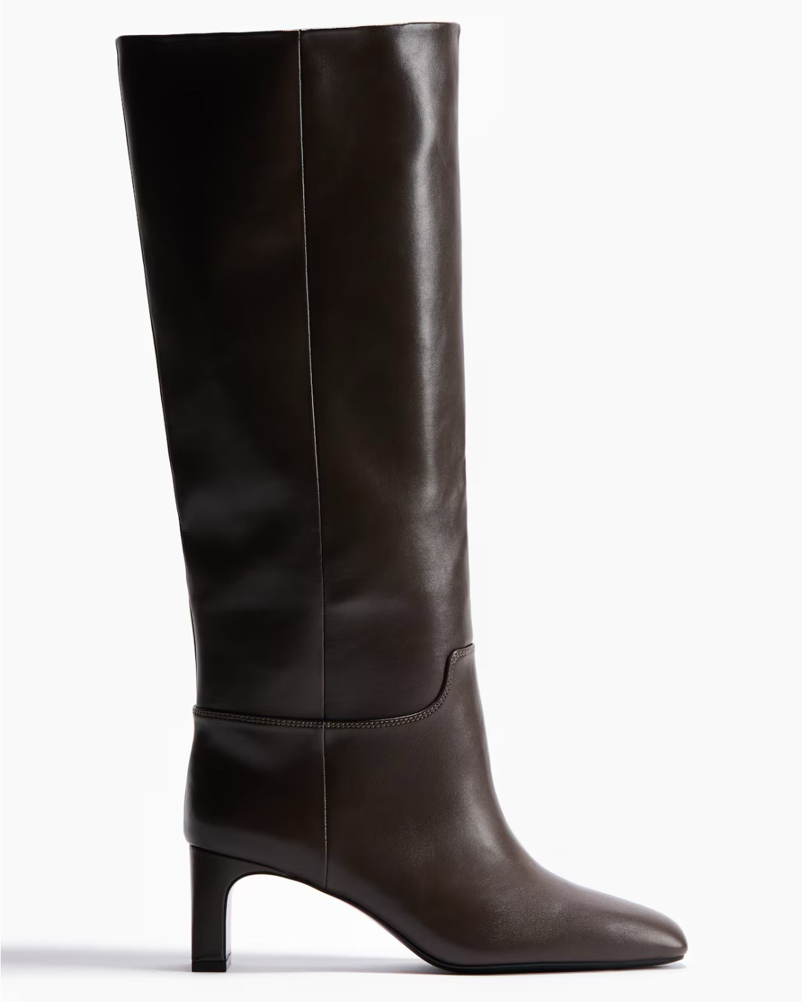 Chocolate brown knee high heeled boots 

#LTKFindsUnder100 #LTKSeasonal