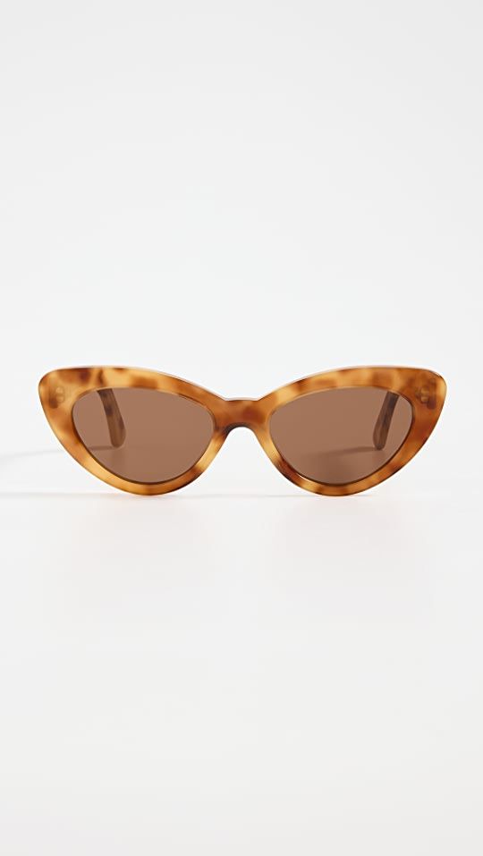 Pamela Amber Brown Flat Lenses | Shopbop