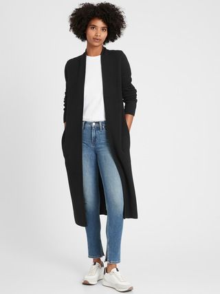 Birdseye Duster Cardigan Sweater | Banana Republic (US)